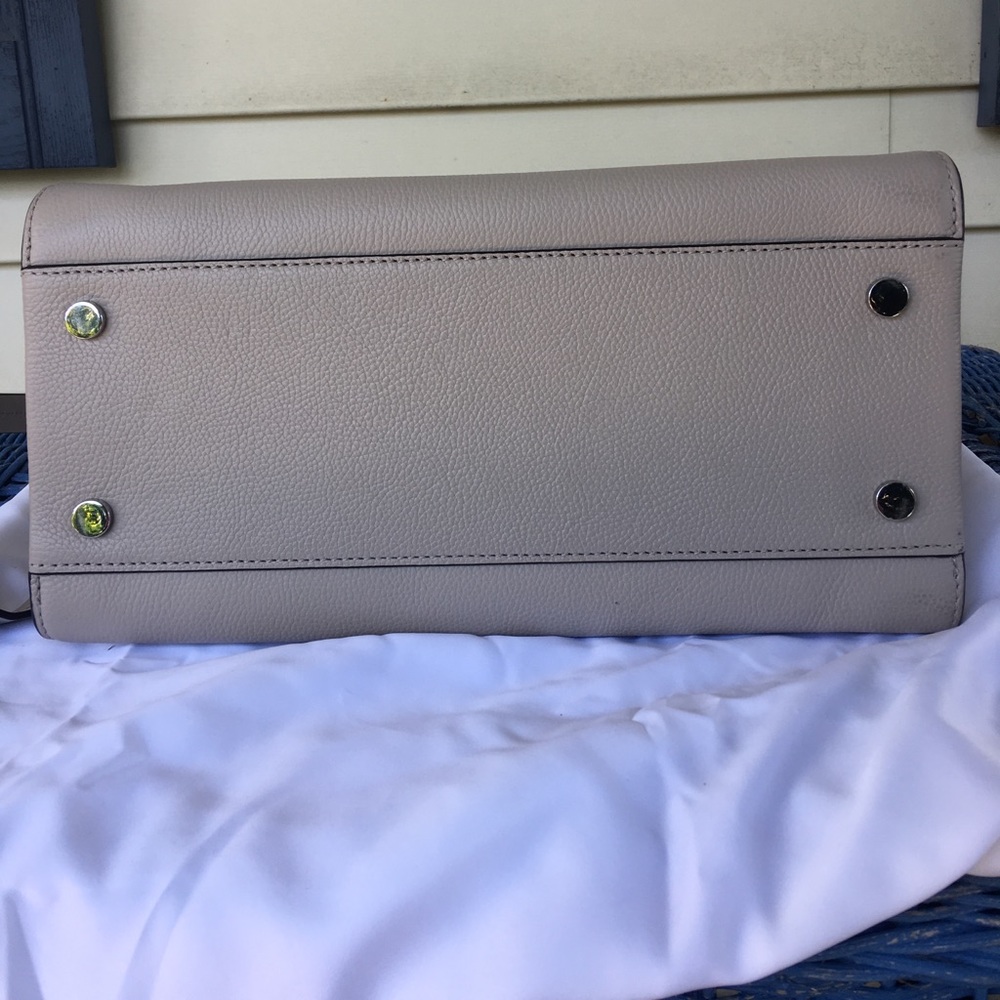 NWT Michael Kors Bond Cement Colored Large Satchel - Picture 4 of 8