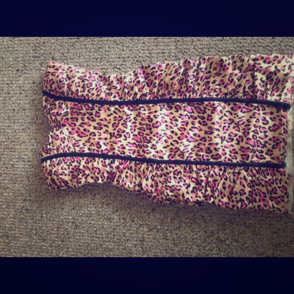 Leopard print sweet heart party dress
