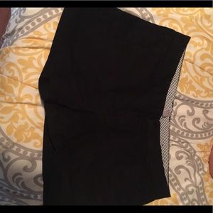 Jcp black shorts size 6.