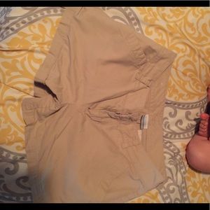 Columbia khaki shorts. Size 8