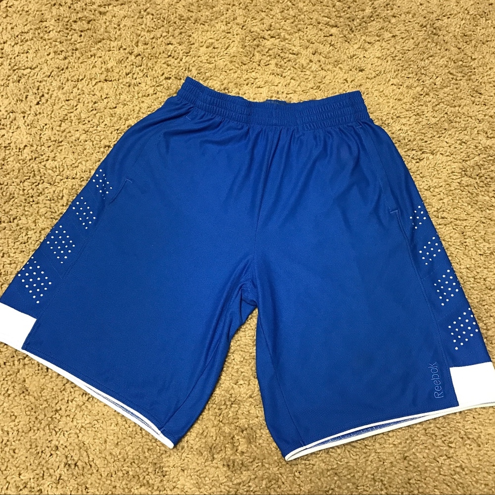 Reebok Athletic Basketball Shorts Medium Blue