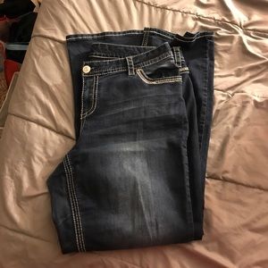 Maurices Size 20 Boot Cut Bling Jeans