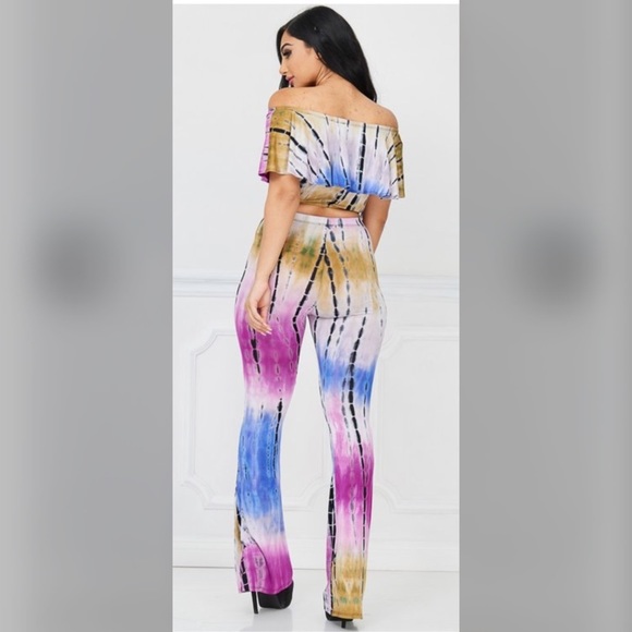 Bedford Tie Dye Set - Olive/Navy - Picture 2 of 8