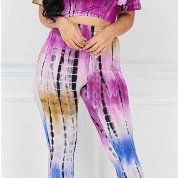 Bedford Tie Dye Set - Olive/Navy - Picture 4 of 8