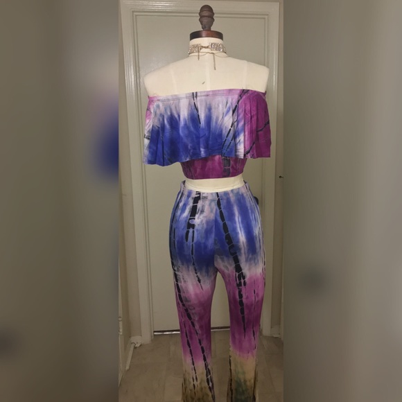 Bedford Tie Dye Set - Olive/Navy - Picture 8 of 8