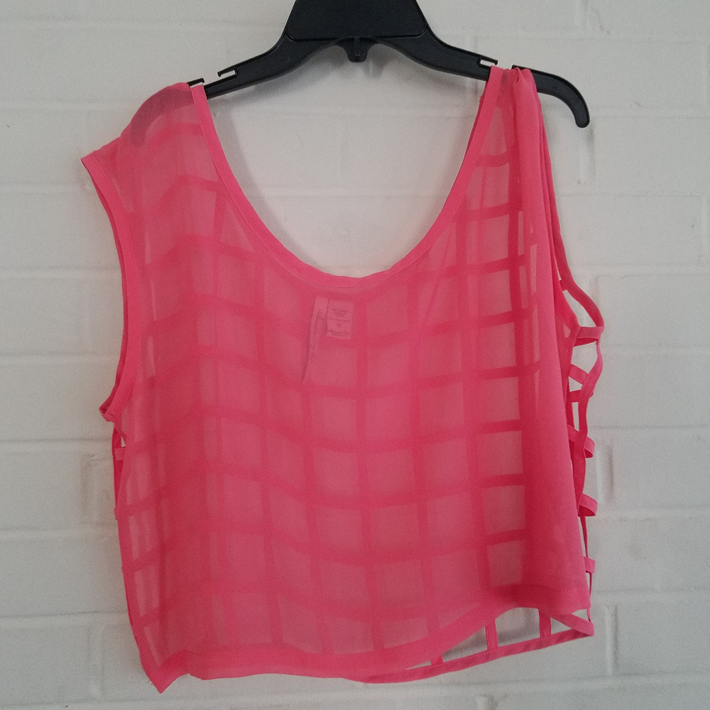 Hot open back crop top