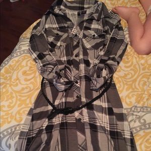 Rue 21 plaid dress size XL