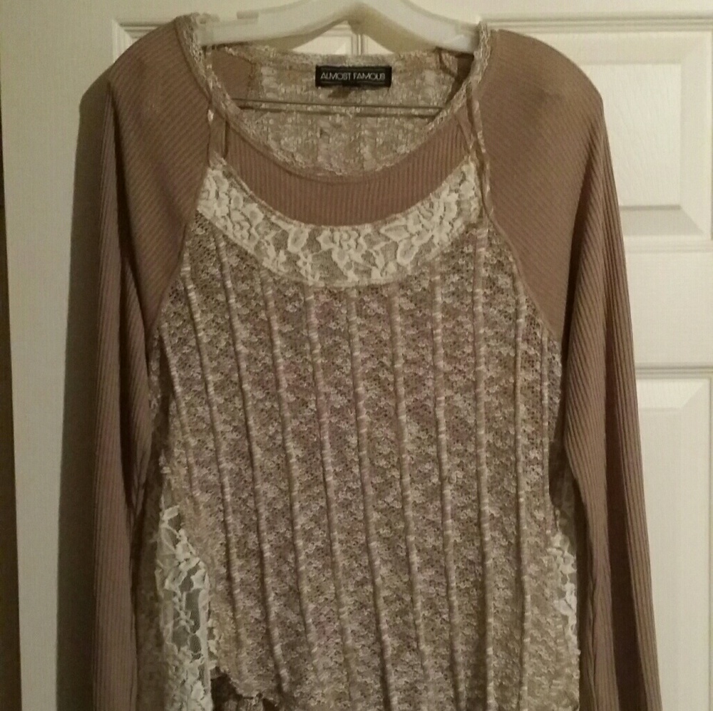 Almost Famous Lase Sweater