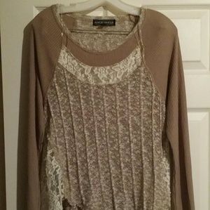 Almost Famous Lase Sweater