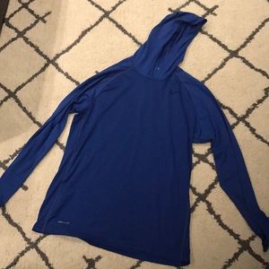 Blue long sleeve Nike