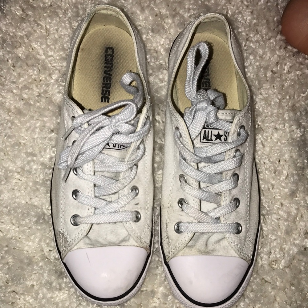 White Low Stop Converse