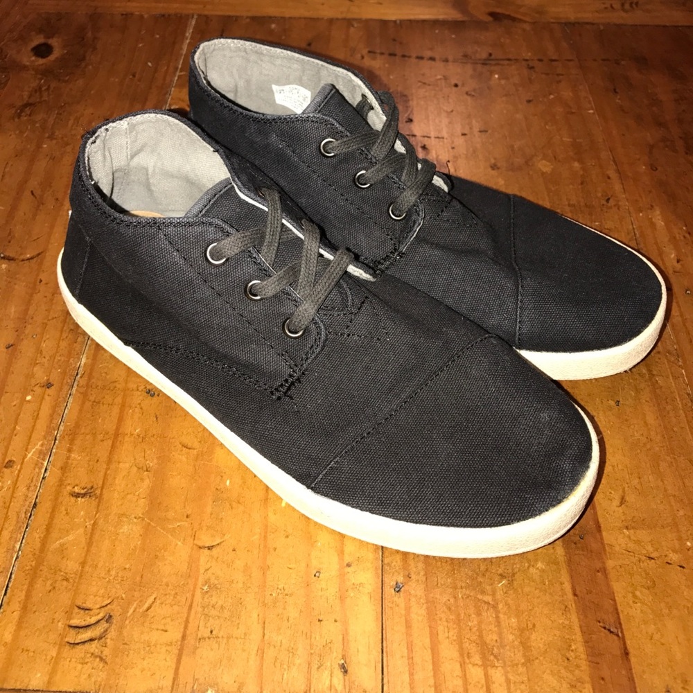 SWEET Toms Paseo Mid Tops Like New - Canvas 8.5