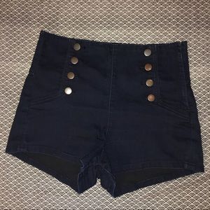 High waisted shorts
