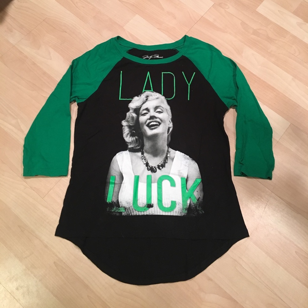 Marilyn Monroe baseball tee