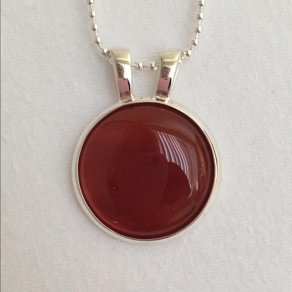 Carnelian gemstone 25mm