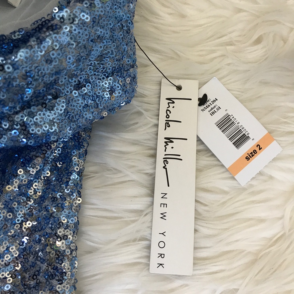 NICOLE MILLER Ombré sequin sleeveless dress - Picture 6 of 8