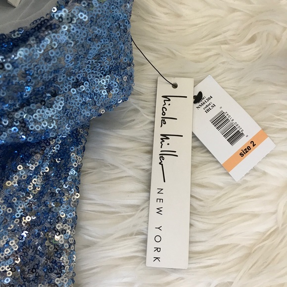 NICOLE MILLER Ombré sequin sleeveless dress - Picture 6 of 8