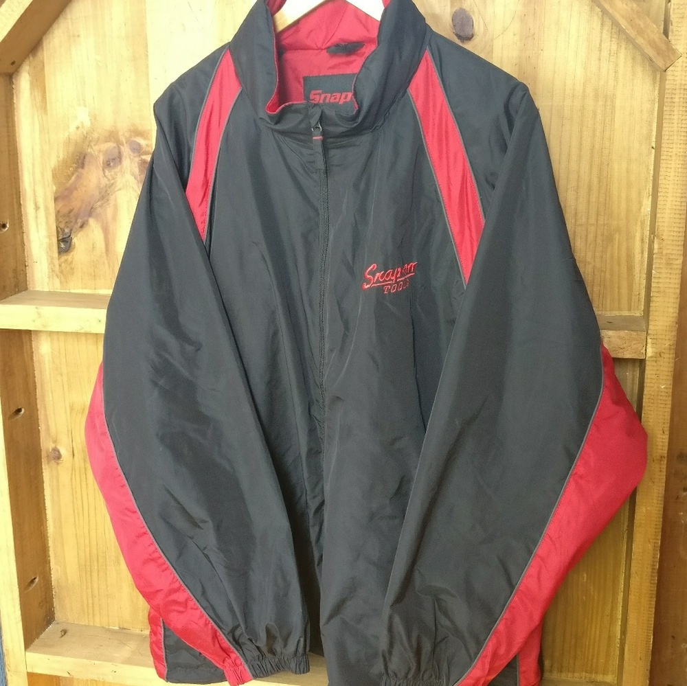 Snap On Jacket Light Windbreaker Full Zip 2XL