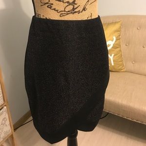 Sparkly mini skirt