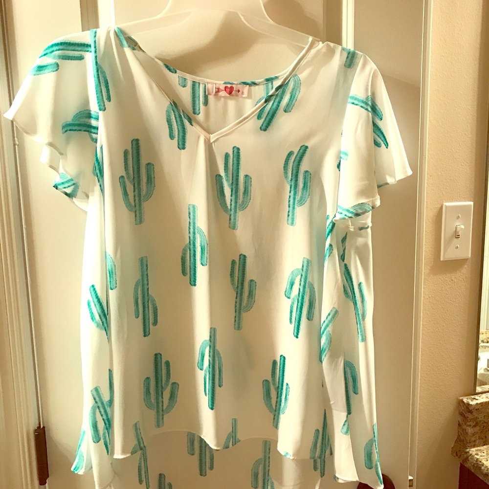 Buddy Love cactus top- so cute!