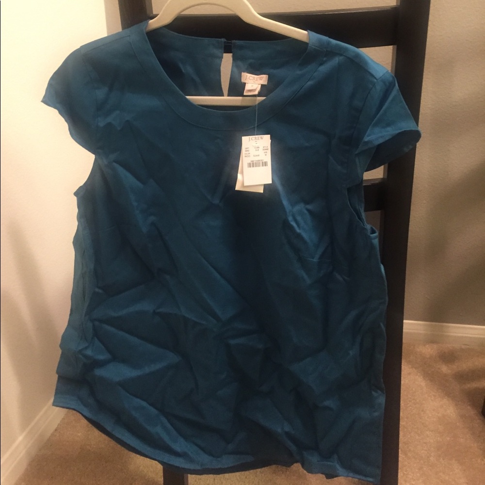 Drapey J. Crew blouse, never been worn.