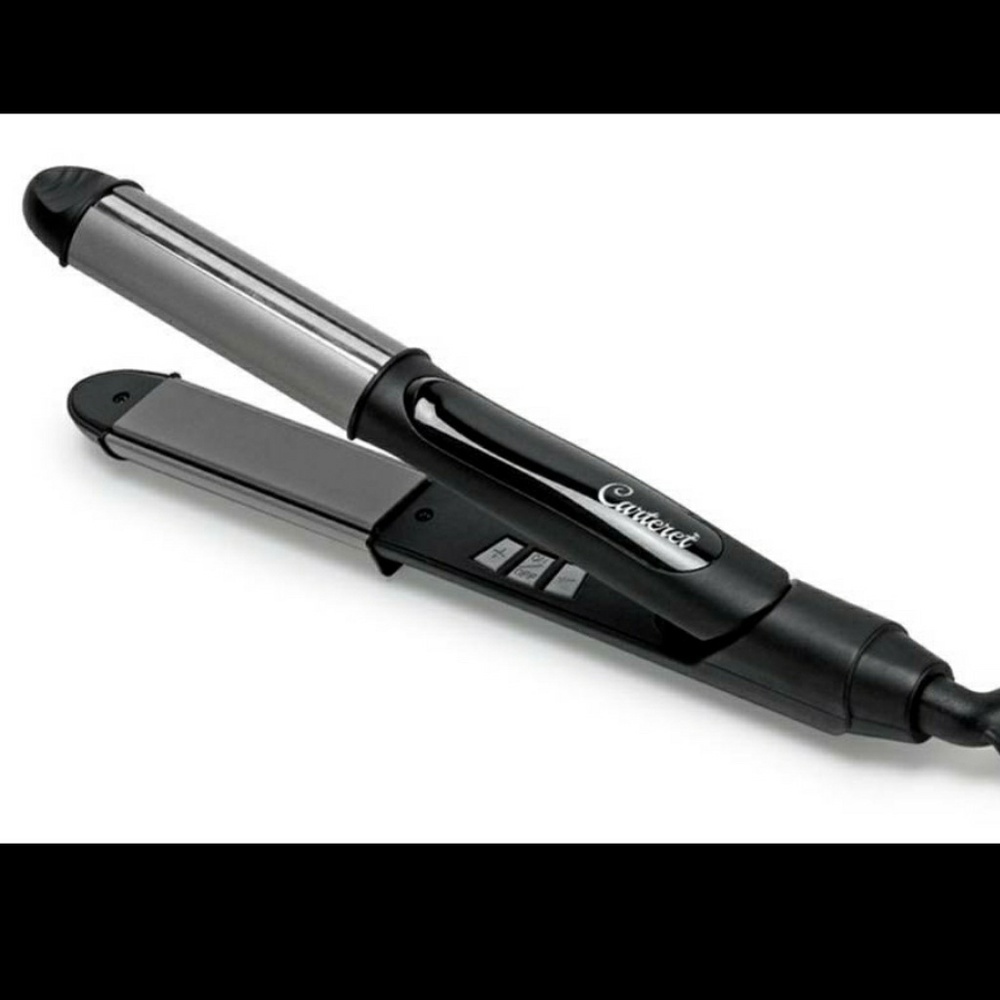 NIB Combination hair curler and hair straightener