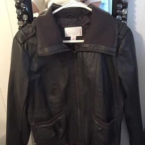 Target fall fake leather jacket