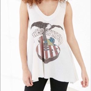 Lynayd skynyrd cream band tank top