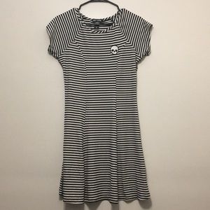 Stripped skull head dress