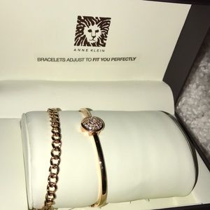ROSE GOLD Anne Klein partial set