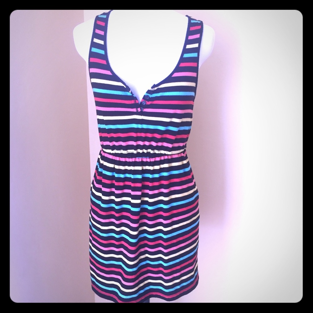 Striped dress with pockets