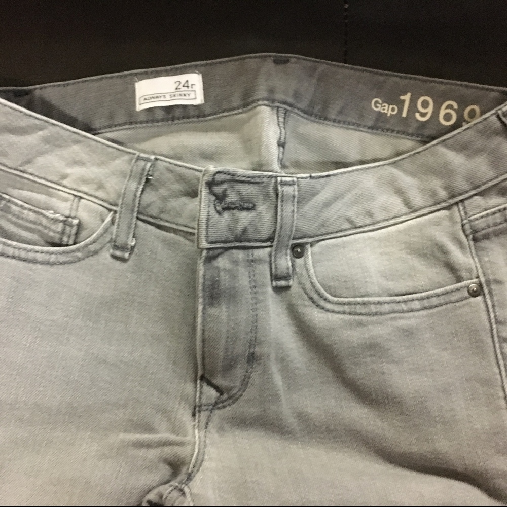 Gray GAP Always Skinny Jeans