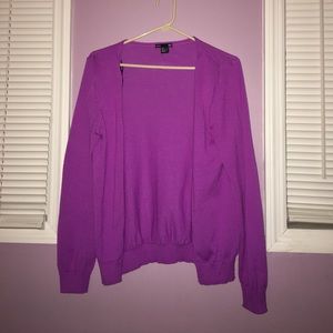 H&M Oversized Cardigan🍇💜