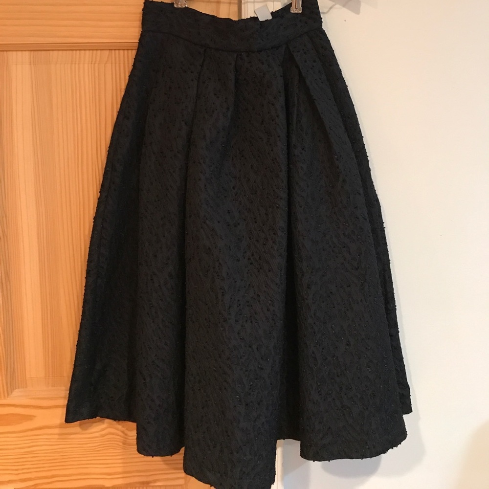 Navy Blue textured skirt