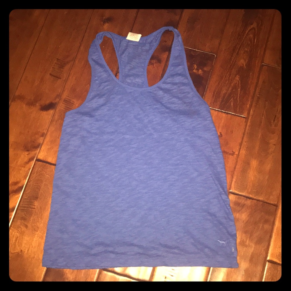 VS Pink razor back tank