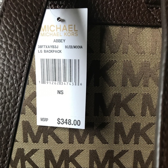 MICHAEL KORS LARGE ABBEY BACKPACK BNWT!! - Picture 6 of 6