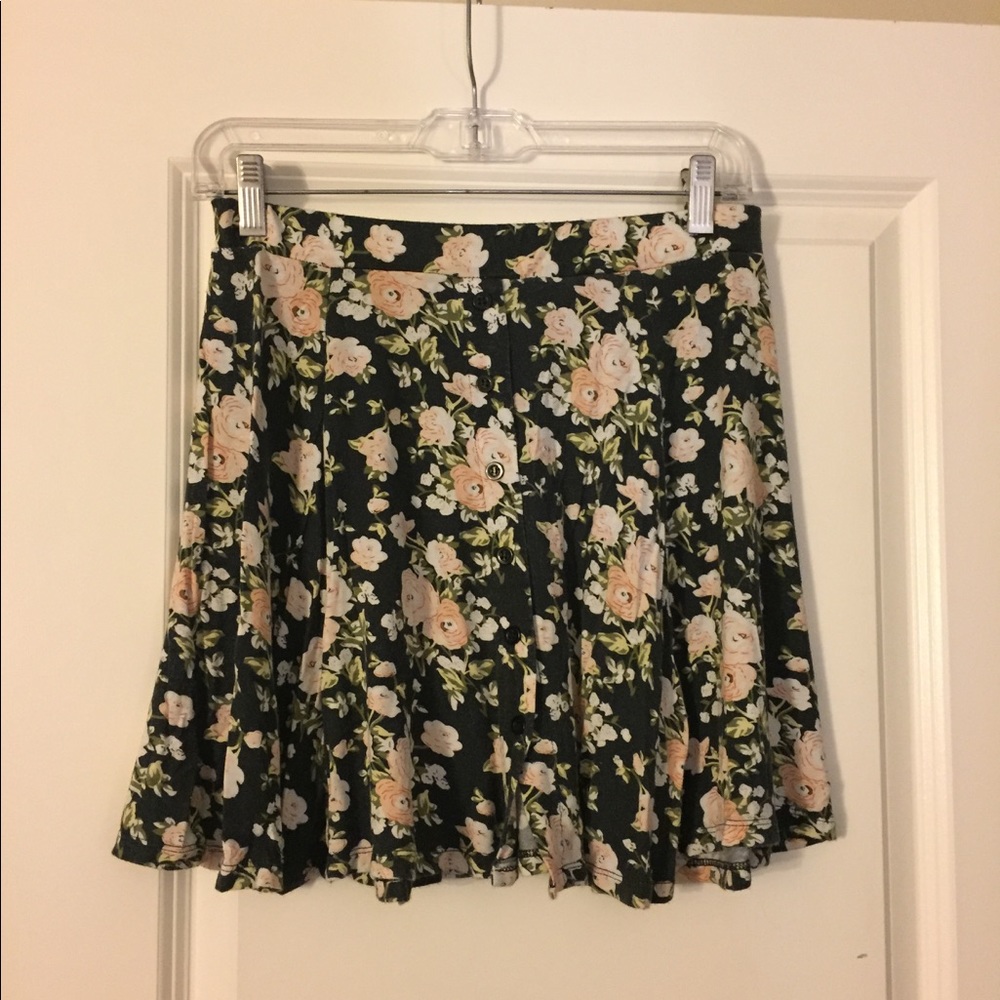 Don't Ask Why Floral Mini Skirt