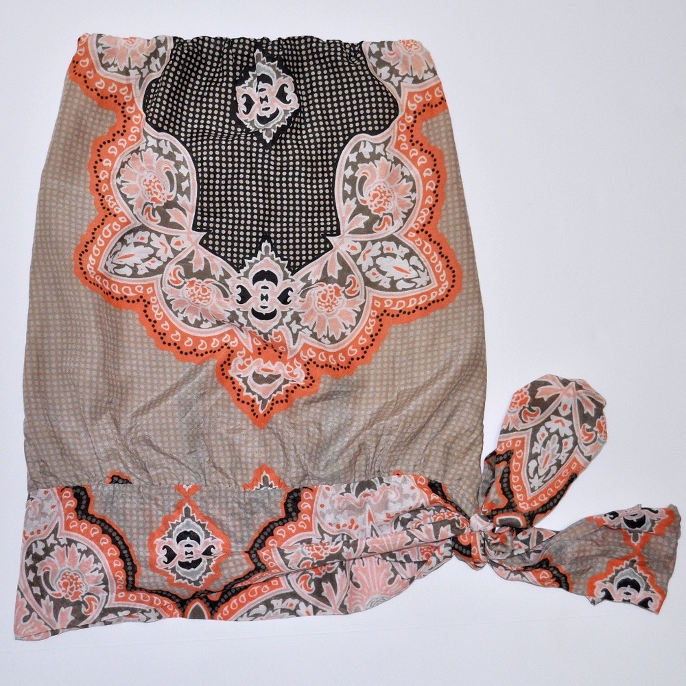 Strapless Blouse Top