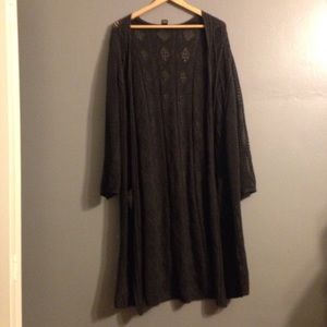 Forever 21 grey knit cardigan
