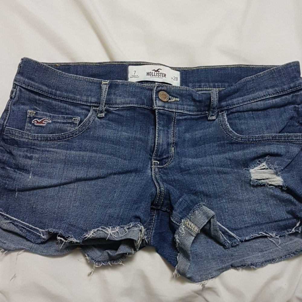 Denim Hollister Shorts