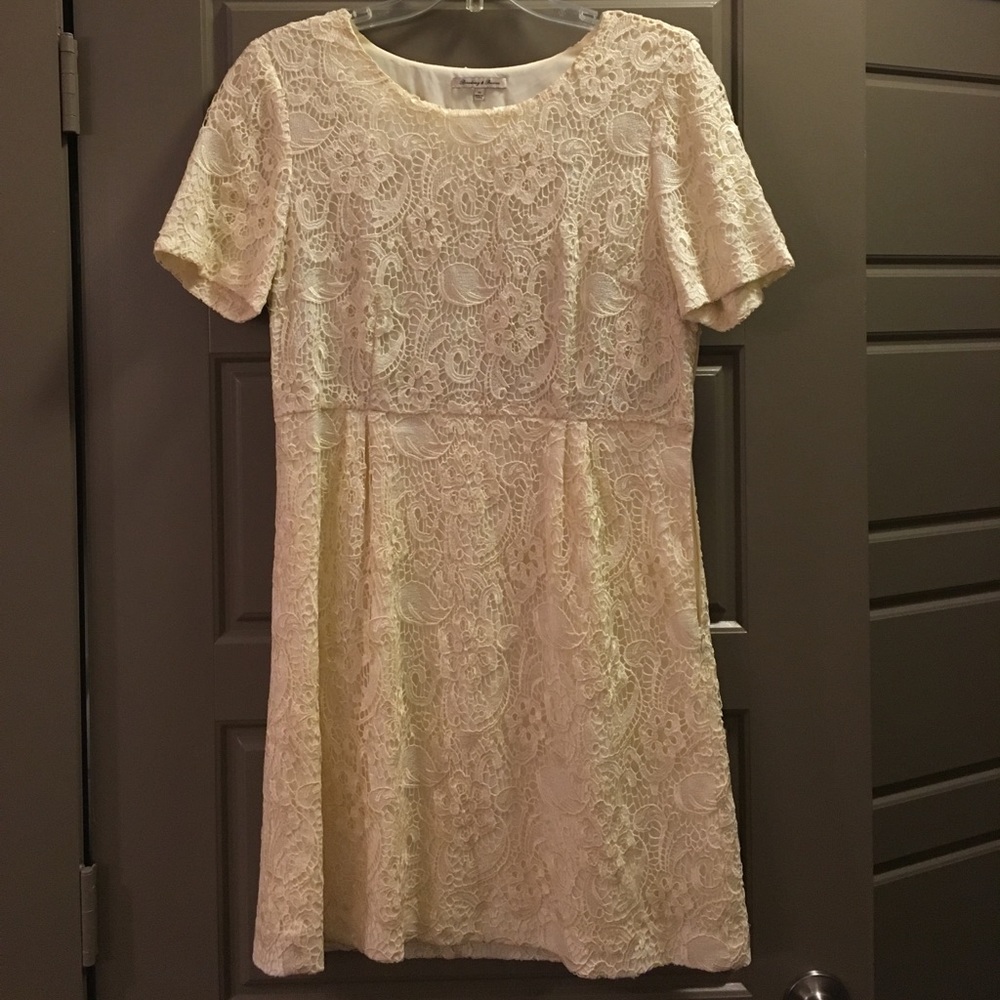 Broadway and Broome Ivory Lace dress from Madewell