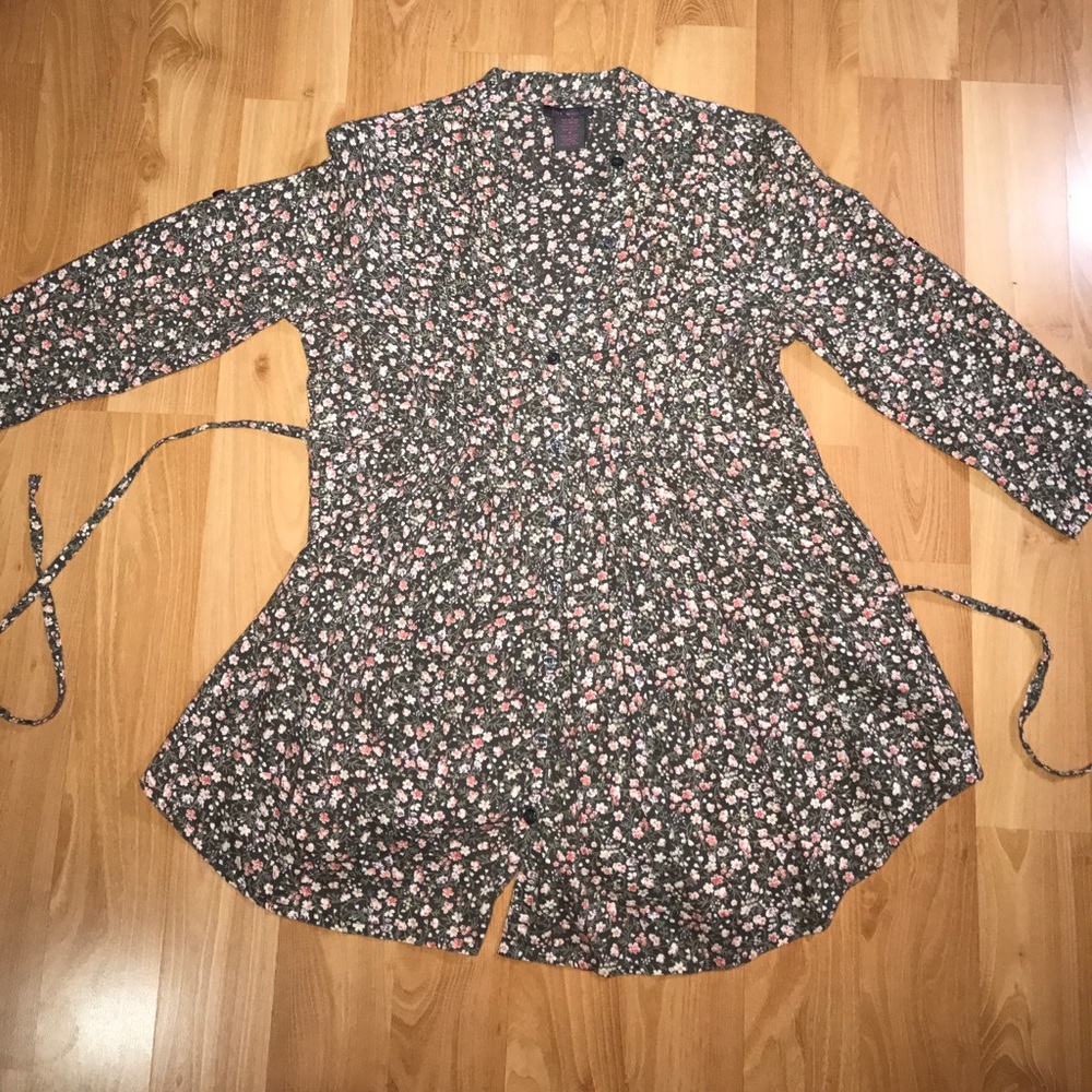 Floral print tunic