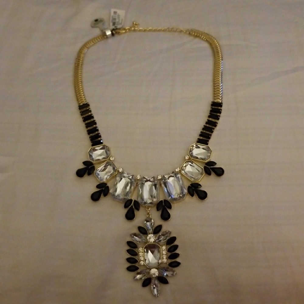 Gold colored necklace