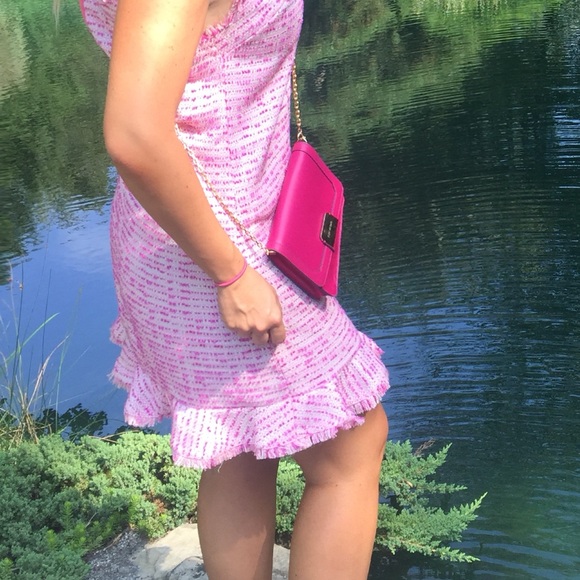 Stuart Weizman Pink Cross-body Wallet Bag - Picture 2 of 4