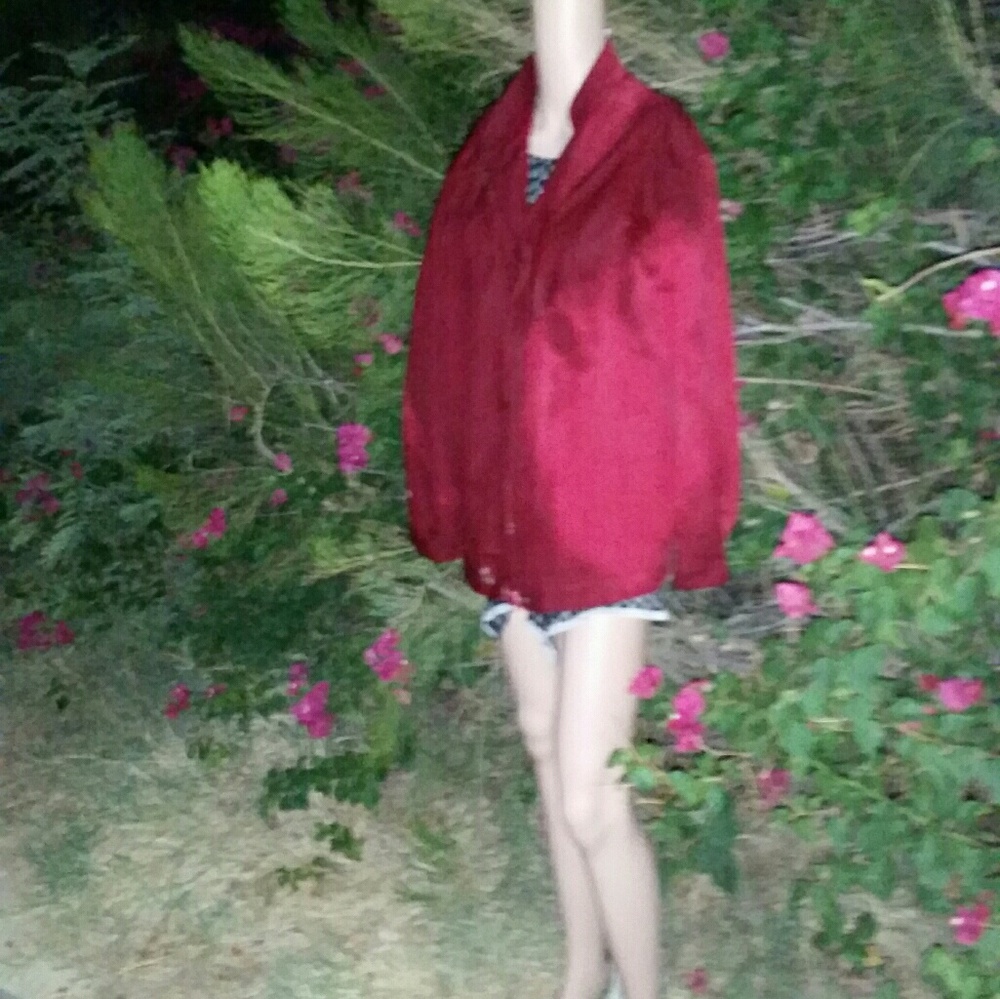 Red Rain Jacket - image 1