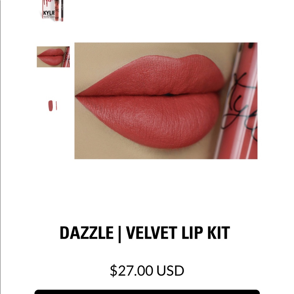 💄DAZZLE VELVET LIPSTICK KYLIE COSMETICS💋