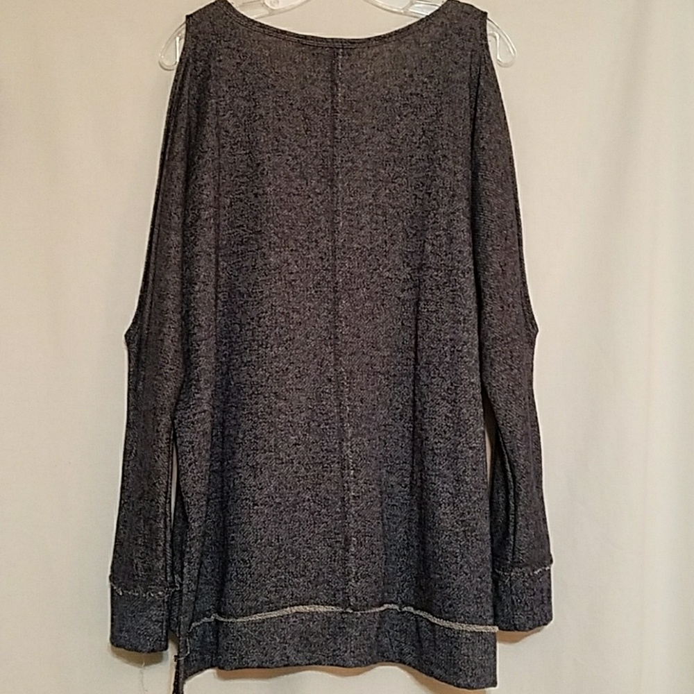 Cold-Shoulder Shirt - Picture 2 of 4