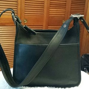Coach Black Leather Legacy Cross Body Bag