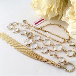 Betsey Johnson 'Throwback to Vintage' Long Necklace NWT!