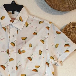 NWT Taco button up shirt!